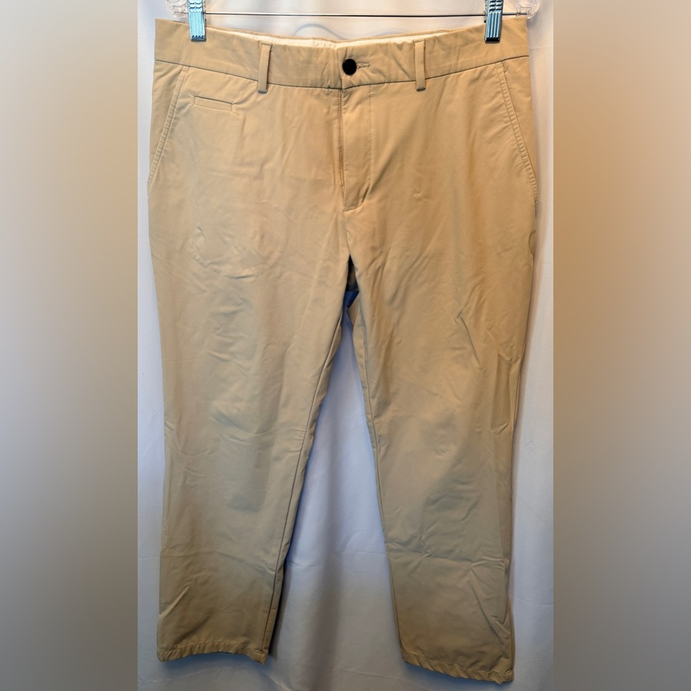 Kjus Ike‎ Pants Men’s 34x30 Beige Chino Tailored Fit Performance Golf Stretch